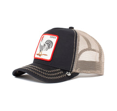 GOORIN BROS COCK - BLACK & BEIGE