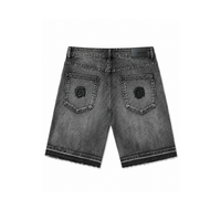 Godspeed Denim Shorts “Washed Black Logo Embroidery” - foto 2