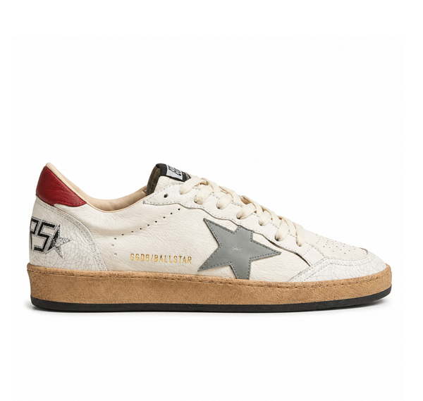 Golden Goose Ball Star “White Silver Red” - sneakers y ropa en Colombia
