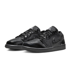 Jordan 1 Low Patent Elephant Black
