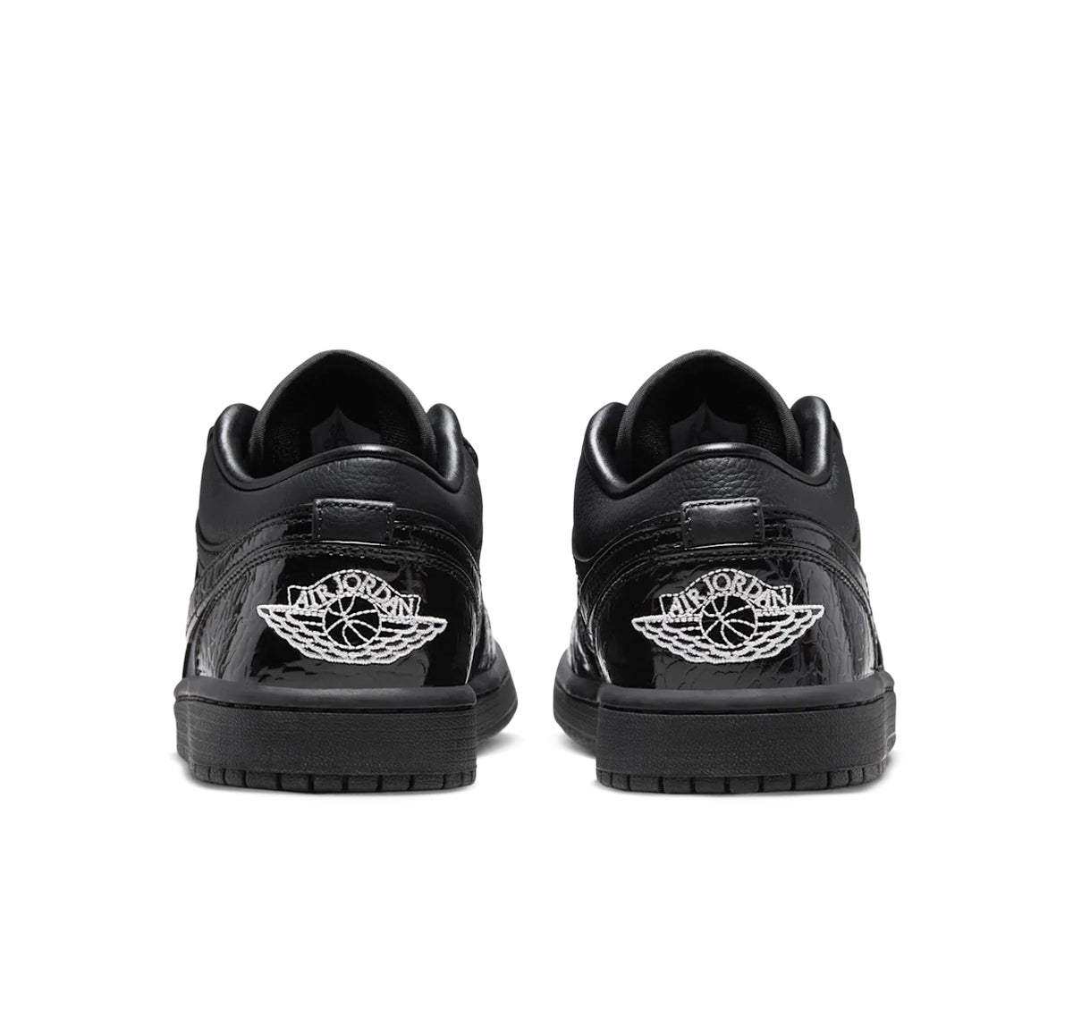 Jordan 1 Low Patent Elephant Black