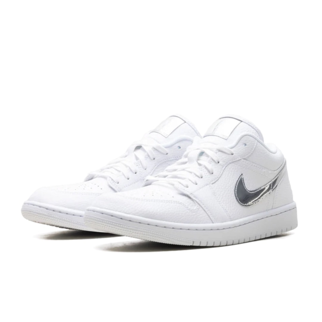 Jordan 1 Low "White Metallic Silver" - vista 2