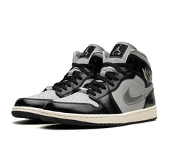 Jordan 1 Mid SE Black Metallic Silver