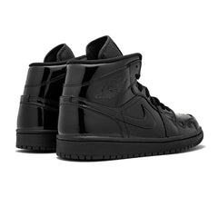 Air Jordan 1 Mid "Triple Black Patent"