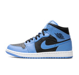Jordan 1 Mid University Blue Black