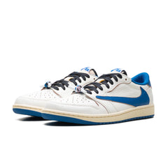 Jordan 1 Retro Low OG "Fragment x Travis Scott Sail Military Blue"