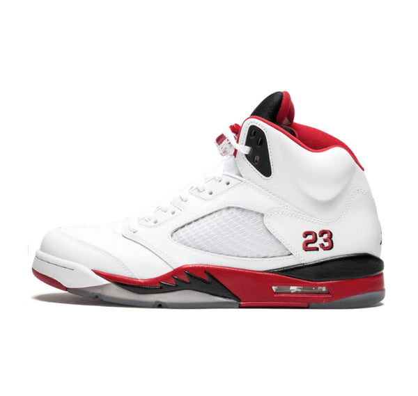 Jordan 5 Retro "Fire Red Black Tongue"