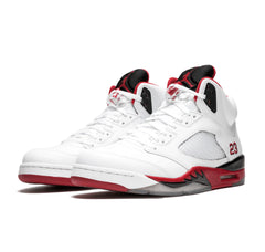 Jordan 5 Retro "Fire Red Black Tongue"
