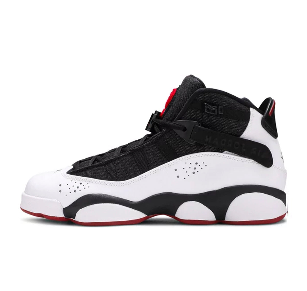 Jordan 6 Rings Black White Gym Red