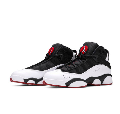 Jordan 6 Rings Black White Gym Red