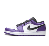 Jordan 1 Low "Court Purple White"
