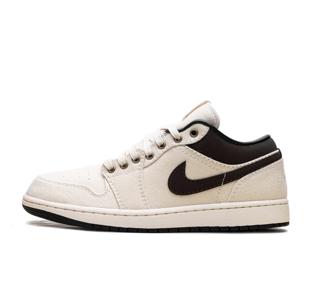 Jordan 1 Low Premium "Pale Ivory Off Noir Baroque Brown"