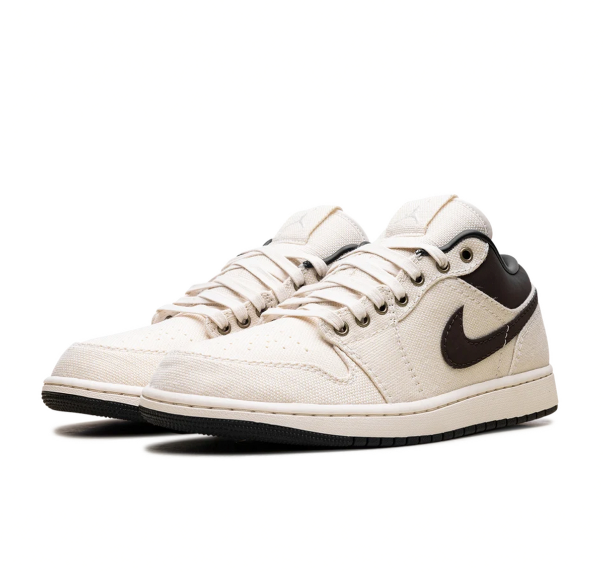 Jordan 1 Low Premium "Pale Ivory Off Noir Baroque Brown"