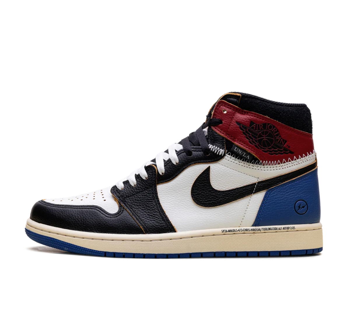 Jordan 1 Retro High OG "Fragment x Union LA Varsity Red Sport Royal"