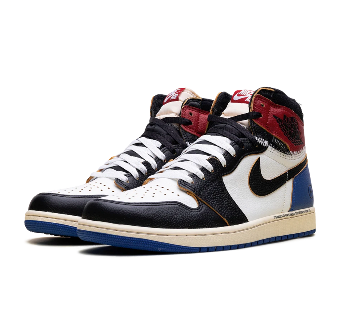 Jordan 1 Retro High OG "Fragment x Union LA Varsity Red Sport Royal"
