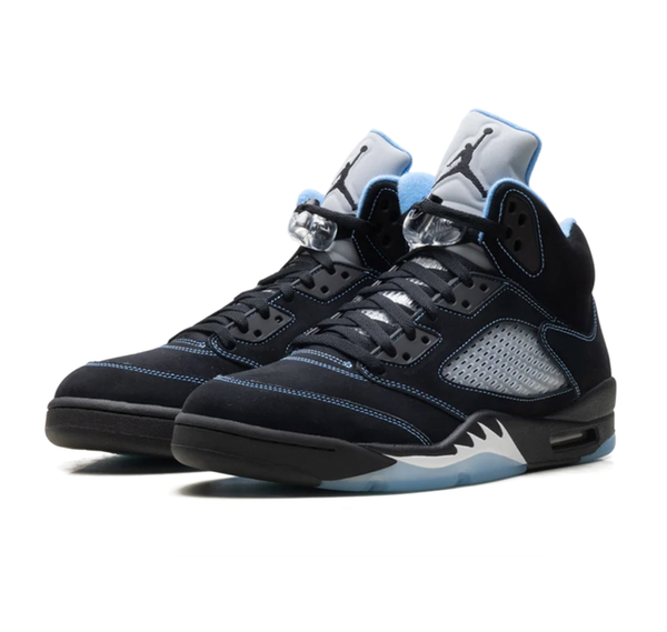 Jordan 5 Retro "Black University Blue" - vista alterna