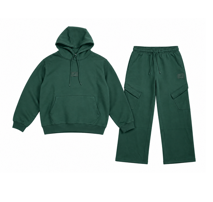 Jordan Flight Fleece Cargo Tracksuit “Fir Green”
