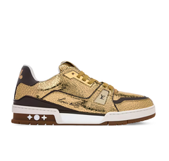 Louis Vuitton LV Trainer "Cracked Gold"