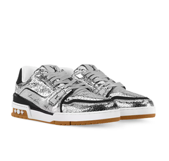 Louis Vuitton LV Trainer "Cracked Silver"