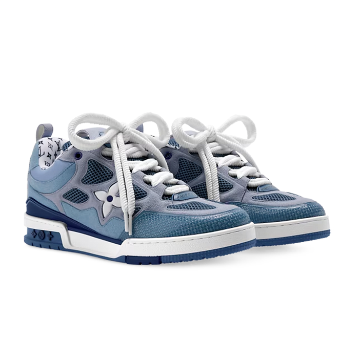 Louis Vuitton Skate Trainer "Denim Blue" - vista alterna