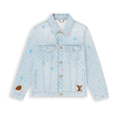 LV Monogram Light Blue Jacket