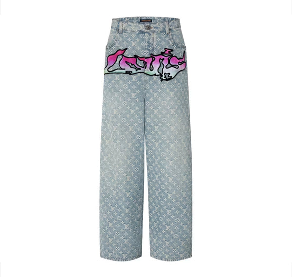 Louis Vuitton Baggy Denim Pants Indigo