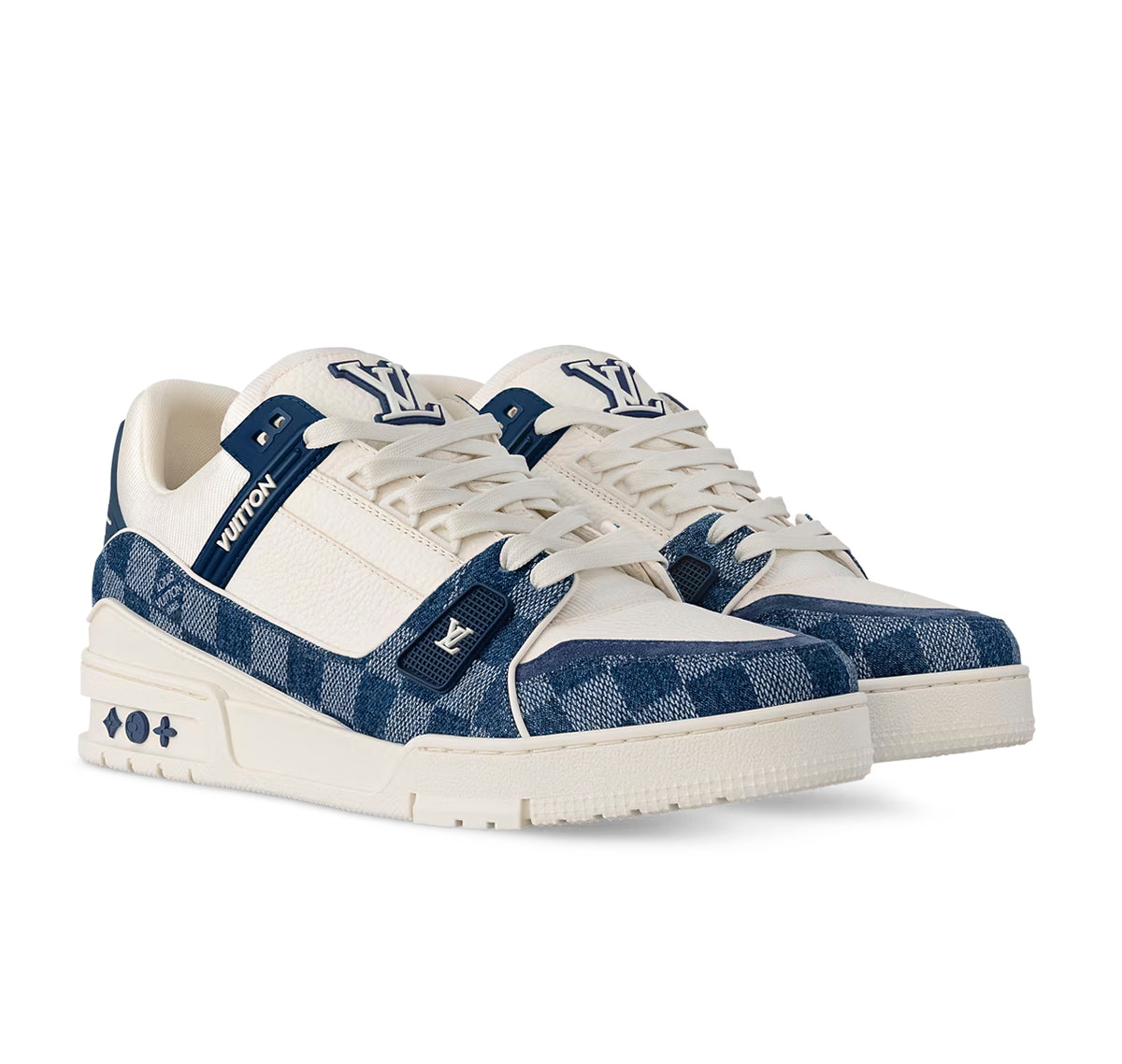 Louis Vuitton LV Trainer "Indigo Cream Blue"