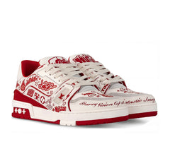 Louis Vuitton LV Trainer "Graffiti White Red"