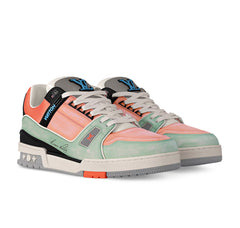 Louis Vuitton LV Trainer "Orange Teal Vintage"