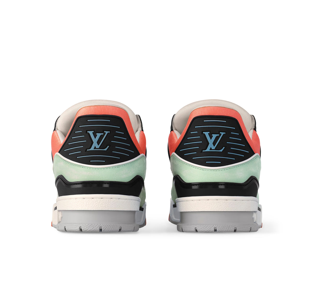 Louis Vuitton LV Trainer "Orange Teal Vintage"