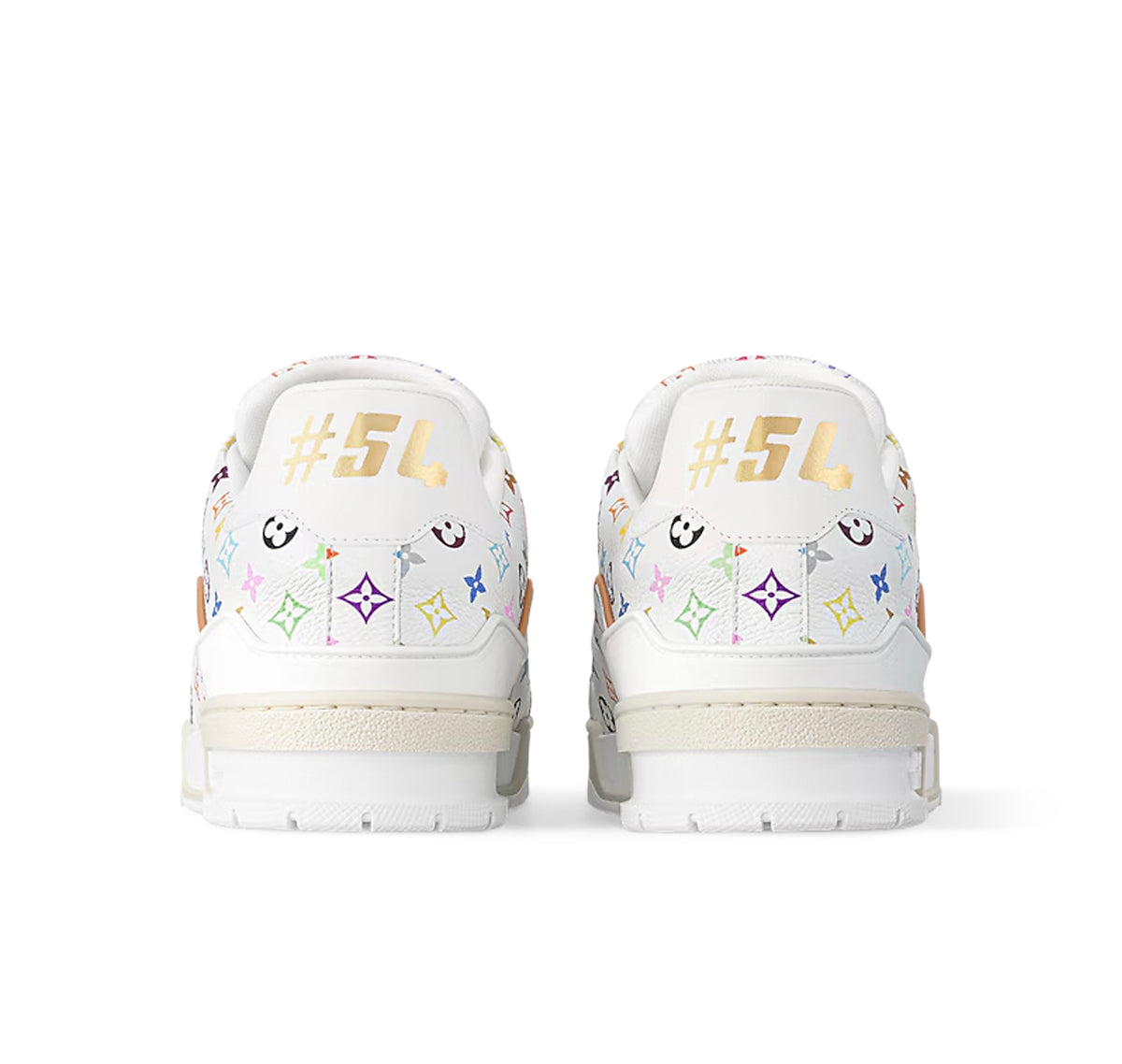 Louis Vuitton LV Trainer Takashi Murakami White