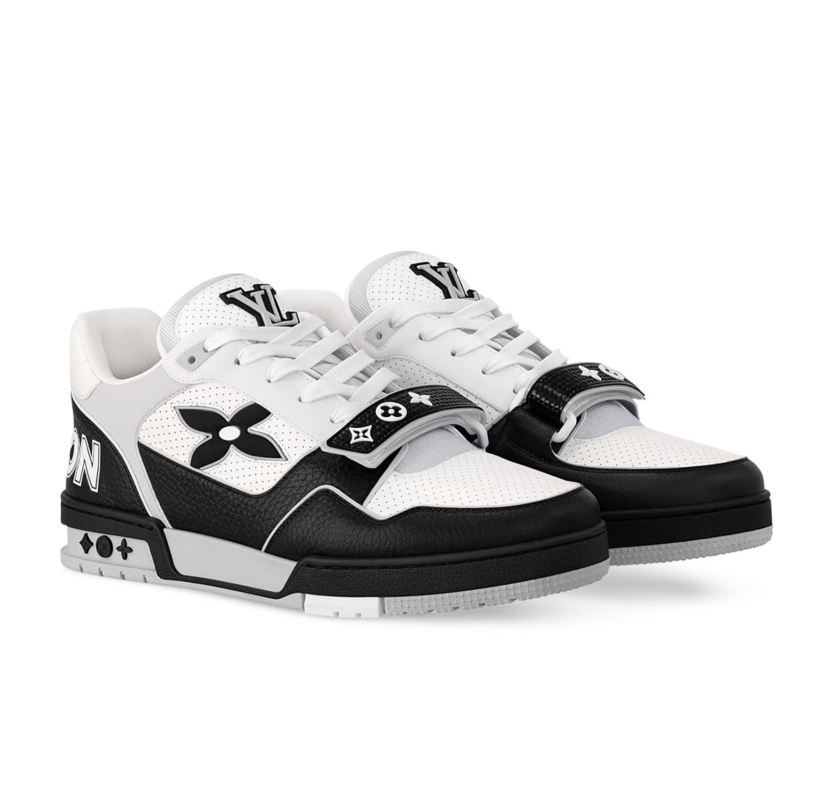 Louis Vuitton LV Trainer Velcro "Black White"