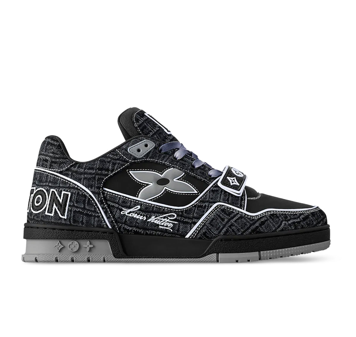 Louis Vuitton LV Trainer Velcro Strap Black
