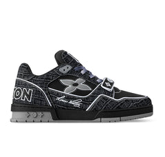Louis Vuitton LV Trainer Velcro Strap Black