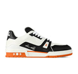 Louis Vuitton LV Trainer "White Black Orange"