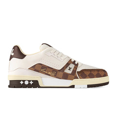 Louis Vuitton LV Trainer "White Moka Brown"