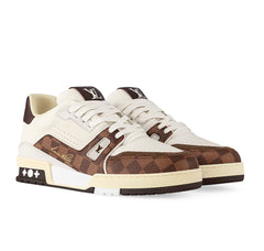 Louis Vuitton LV Trainer "White Moka Brown"