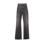 Louis Vuitton Monogram Denim Pants Black