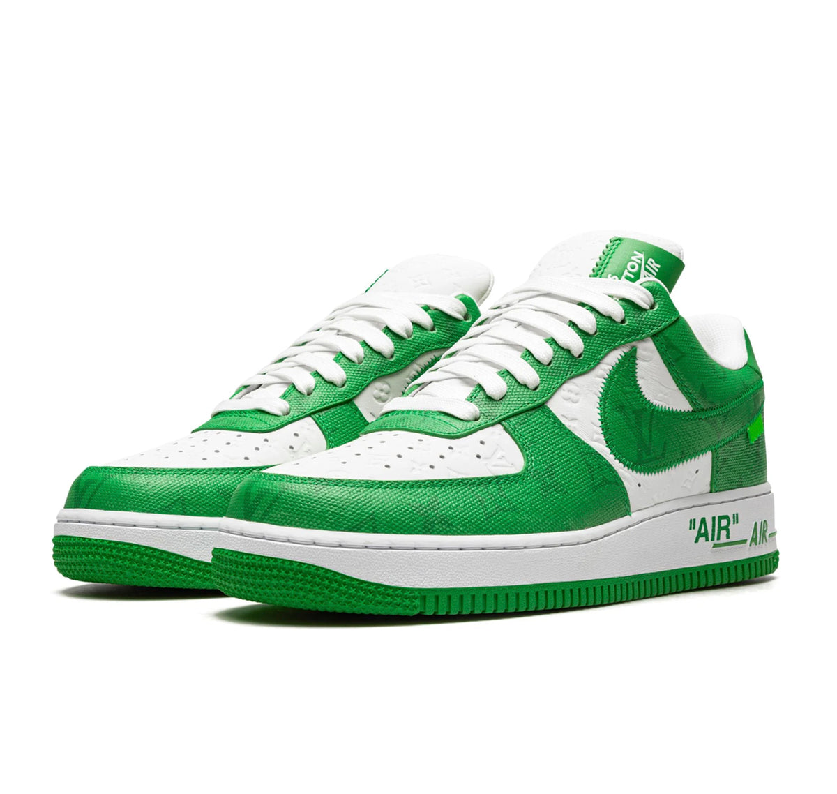 Louis Vuitton Nike Air Force 1 Low By Virgil Abloh White Green