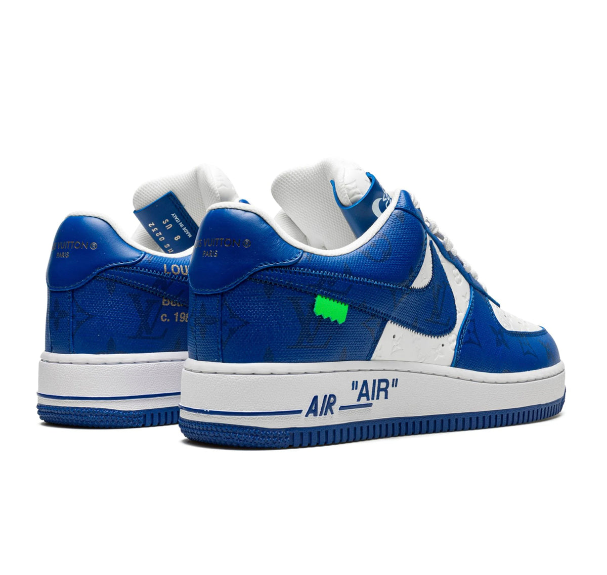 Louis Vuitton Nike Air Force 1 Low By Virgil Abloh White Royal