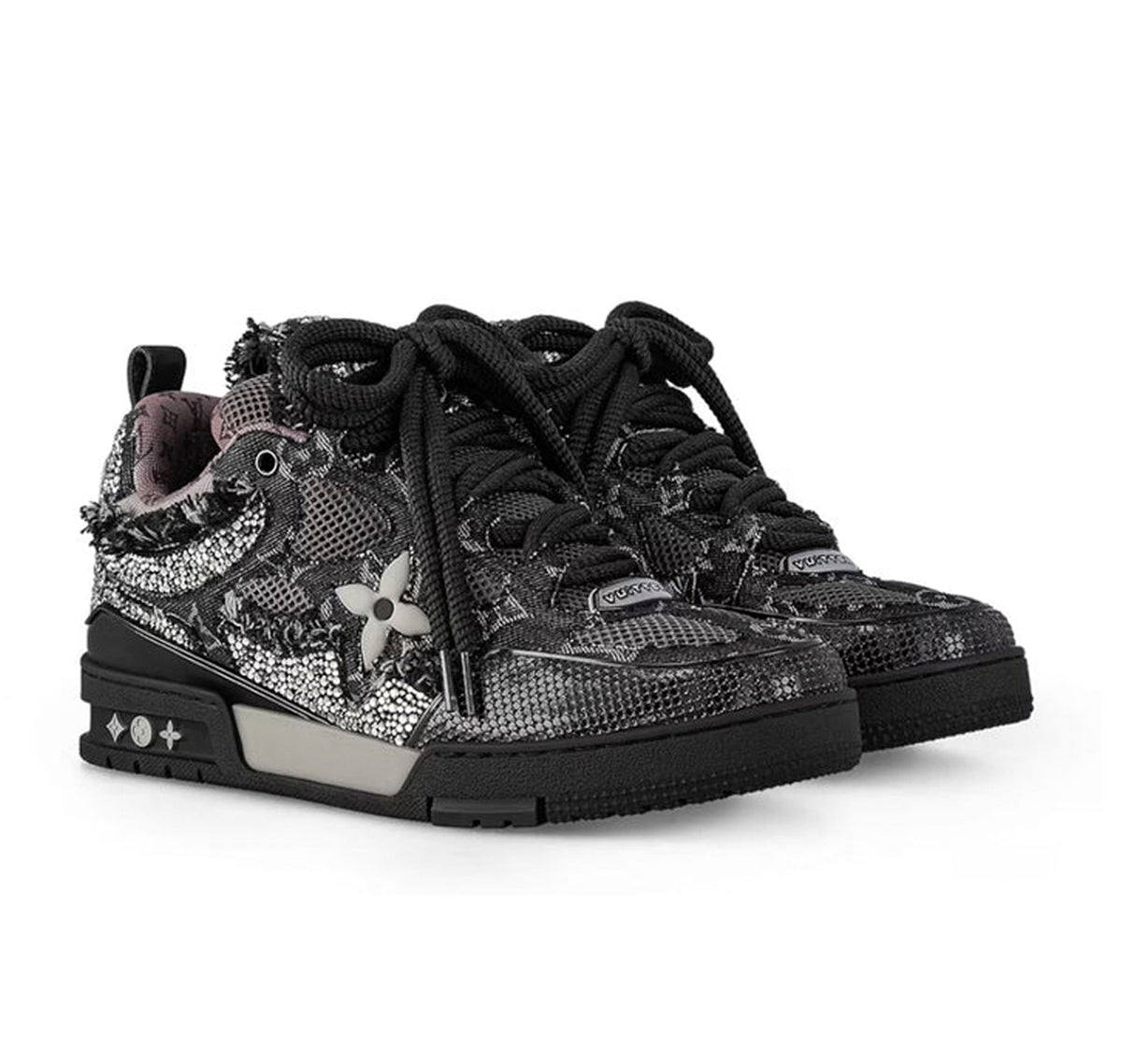 Louis Vuitton Skate Trainer "Black Swarovski Monogran"