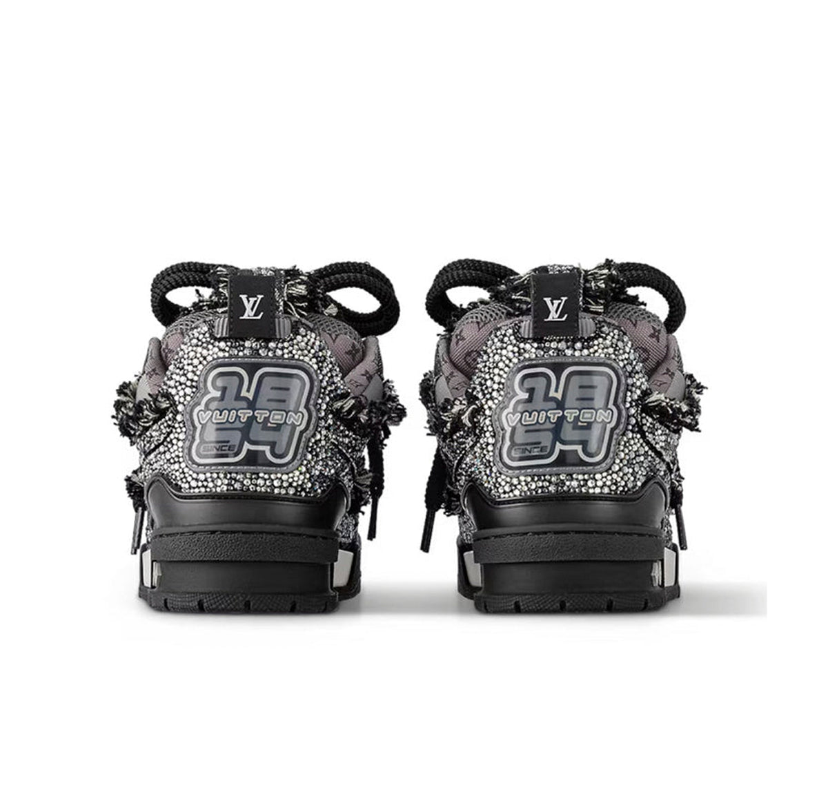 Louis Vuitton Skate Trainer "Black Swarovski Monogran"