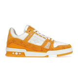 Louis Vuitton Trainer Yellow Monogram Denim White