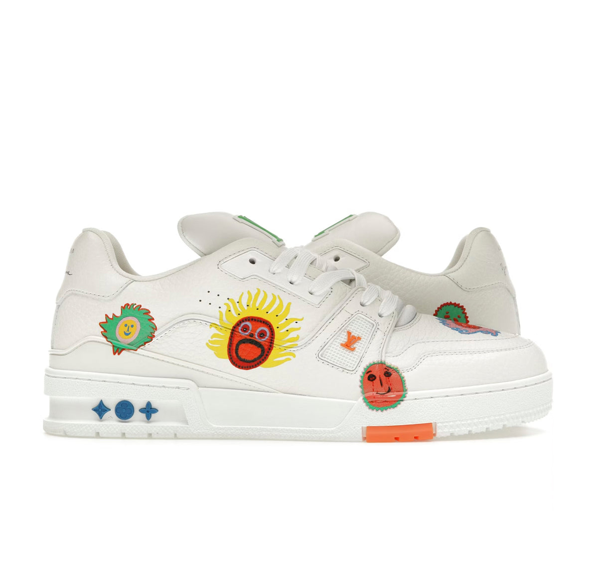Louis Vuitton LV Trainer "Yayoi Kusama Trainer White Print"