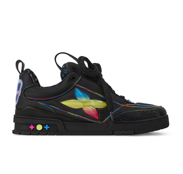 Louis Vuitton LV Skate Sneaker "Black Gradient Monogram Flower" - sneakers y ropa en Colombia