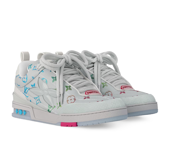 Louis Vuitton LV Skate Sneaker "Gray Gradient Monogram" - vista alterna