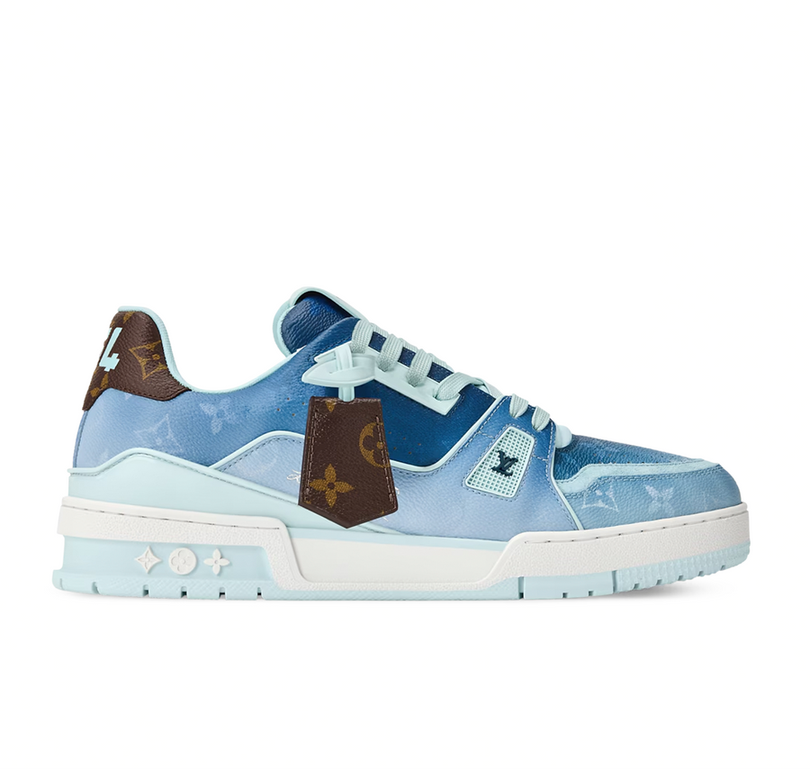 Louis Vuitton LV Trainer Sneaker “Blue Monogram Canvas”