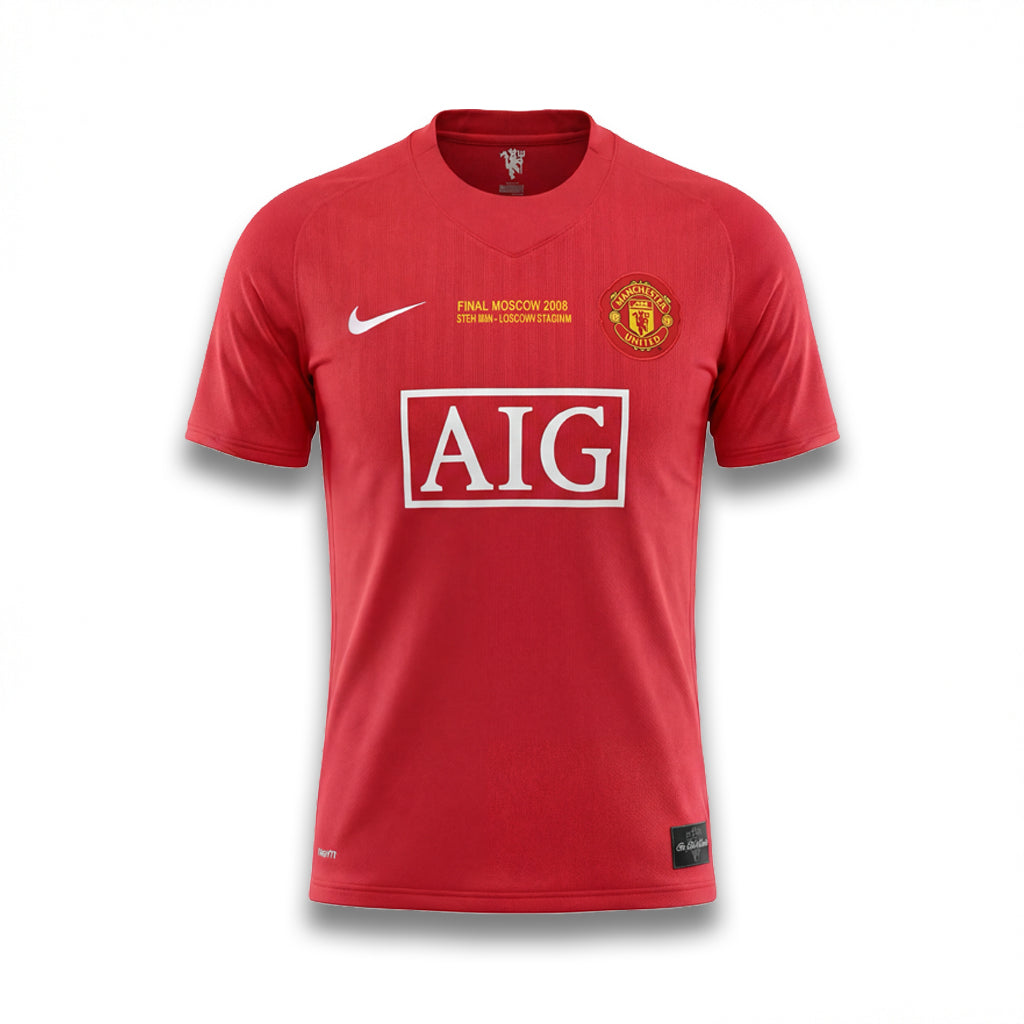 Manchester United 2008 Camiseta Final Champions League Retro