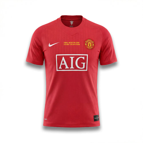 Manchester United 2008 Camiseta Final Champions League Retro