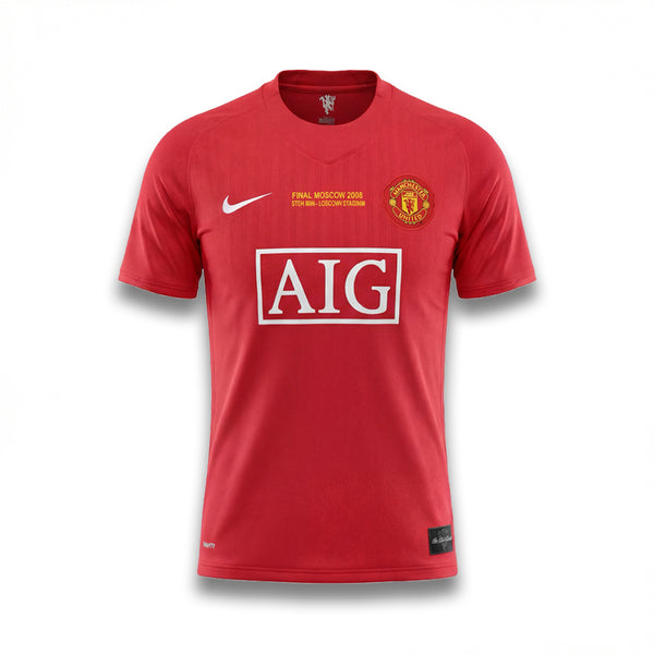 Manchester United 2008 Camiseta Final Champions League Retro
